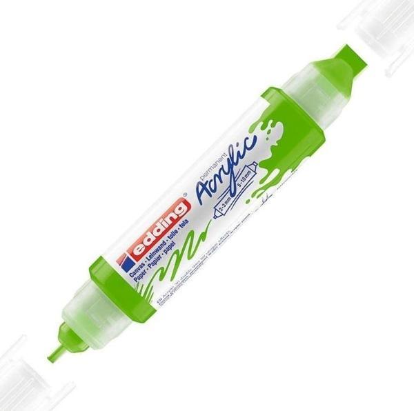 Edding Akrilik Kalem 3D Double Liner Sarı-Yeşil 927 (5 Li Paket) - Image 1