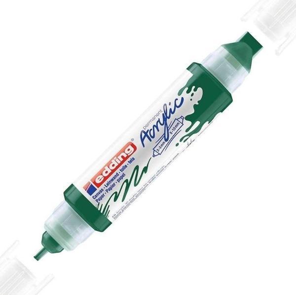 Edding Akrilik Kalem 3D Double Liner Yosun Yeşili 904 (5 Li Paket) - Image 1
