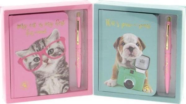 Dolphin Studio Pets Not Defteri + Jel Tükenmez Kalem Kutulu Set Pt-7788 - Image 1