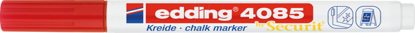 Edding Cam Kalemi Kırmızı E-4085 (10 Lu Paket) - Image 1