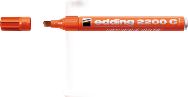 Edding E-2200 Kırmızı Permanent Markör Kalemi ED220002 - Image 1