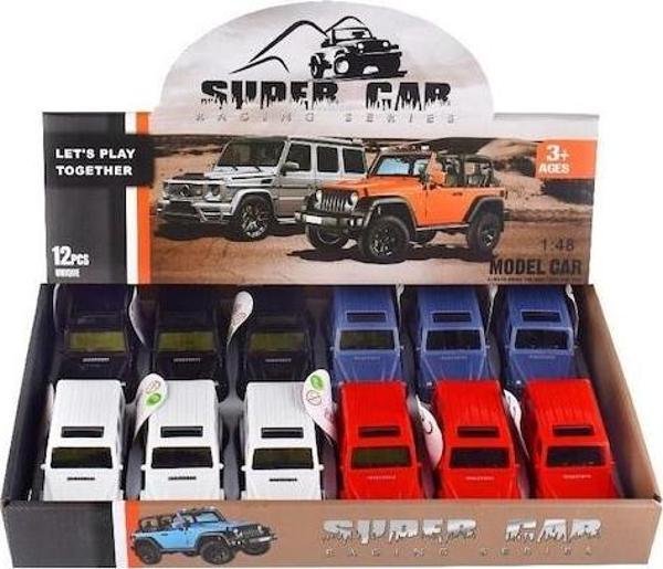 Duman Oyuncak Çekbırak Plastik Arazi Aracı 168A-1 (Karışık Renk 1 Adet) - Image 1