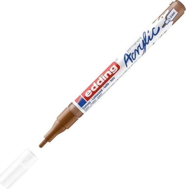 Edding Markör Kalem Akrilik İnce Uçlu Fındık Kahvesi 919 (10 Lu Paket) - Image 1