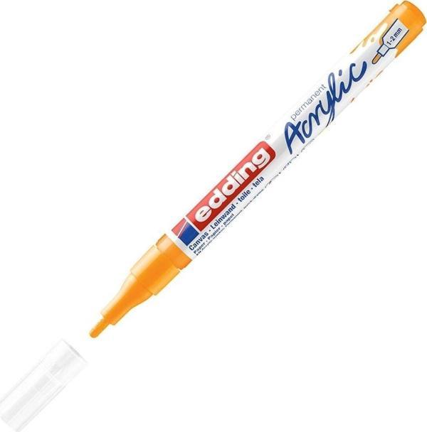 Edding Markör Kalem Akrilik İnce Uçlu Güneş Sarısı 906 (10 Lu Paket) - Image 1