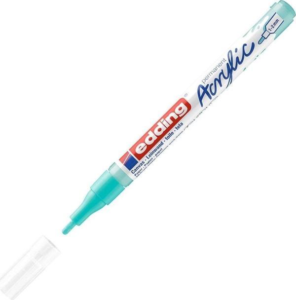 Edding Markör Kalem Akrilik İnce Uçlu Parlak Turkuaz 934 (10 Lu Paket) - Image 1