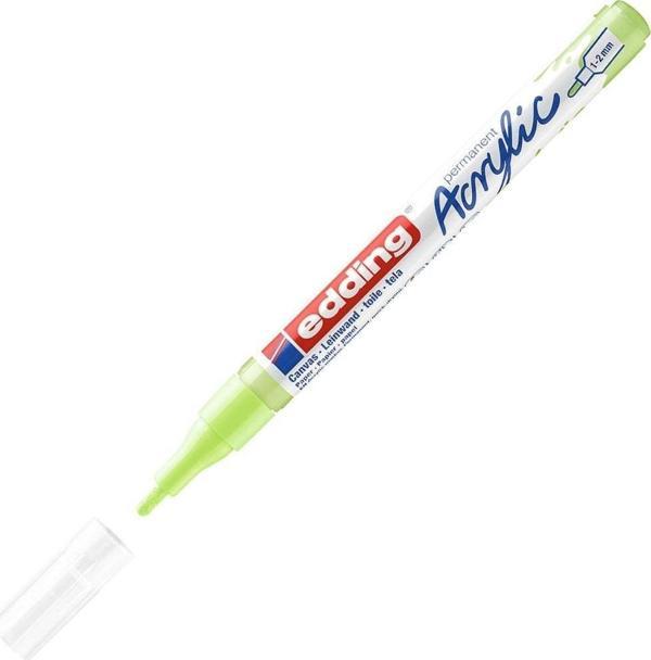 Edding Markör Kalem Akrilik İnce Uçlu Pastel Yeşil 917 (10 Lu Paket) - Image 1