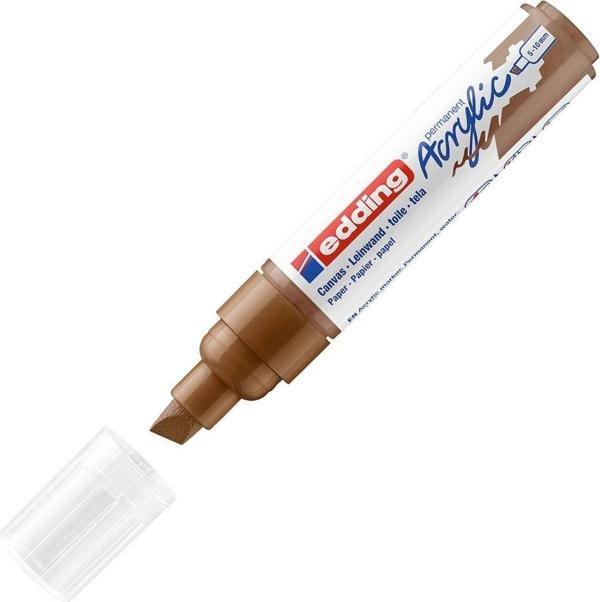 Edding Markör Kalem Akrilik Kalın Uçlu Fındık Kahvesi 919 (5 Li Paket) - Image 1