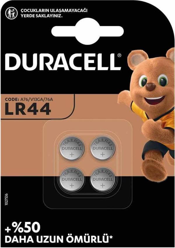 Duracell Lityum Düğme Pil 3 V 4 Lü Lr44 - Image 1
