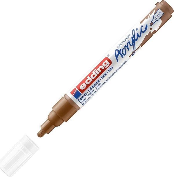 Edding Markör Kalem Akrilik Orta Uçlu Fındık Kahvesi 919 (10 Lu Paket) - Image 1