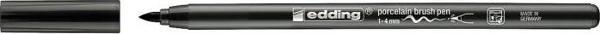 Edding Porselen Kalemi Fırça Uçlu 1 Mm- 4 Mm Siyah 4200 (10 Lu Paket) - Image 1
