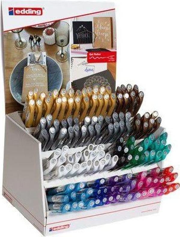 Edding Roller Kalem Crystal Jelly 145 Li Display (52.213) - Image 1