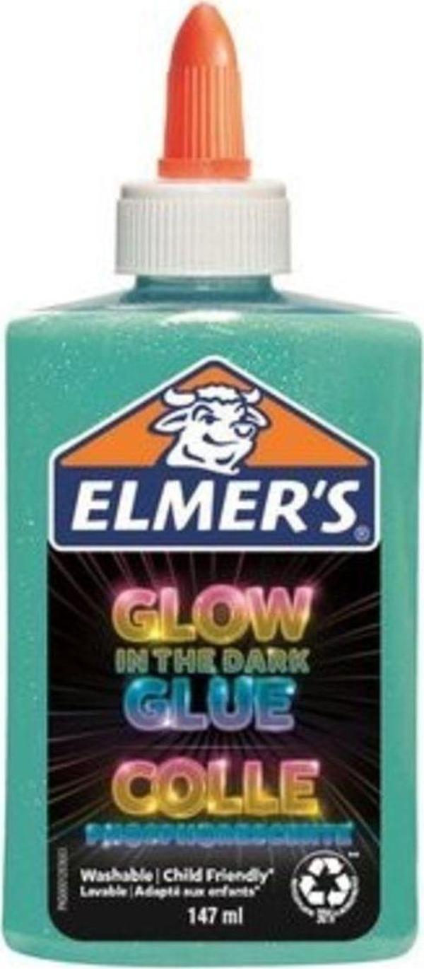 ElmerS Karanlıkta Parlayan Yapıştırıcı Slime Mavi 147ML 2162078 - Image 1