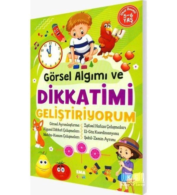 Ema Görsel Algımı Ve Dikkatimi Geliştiriyorum 5-6 Yaş - Ema - Image 1