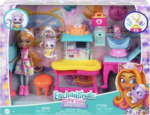 Enchantimals Oyuncak Klinik Oyun Seti Şehirde Gezinti Hlh22 - Image 1