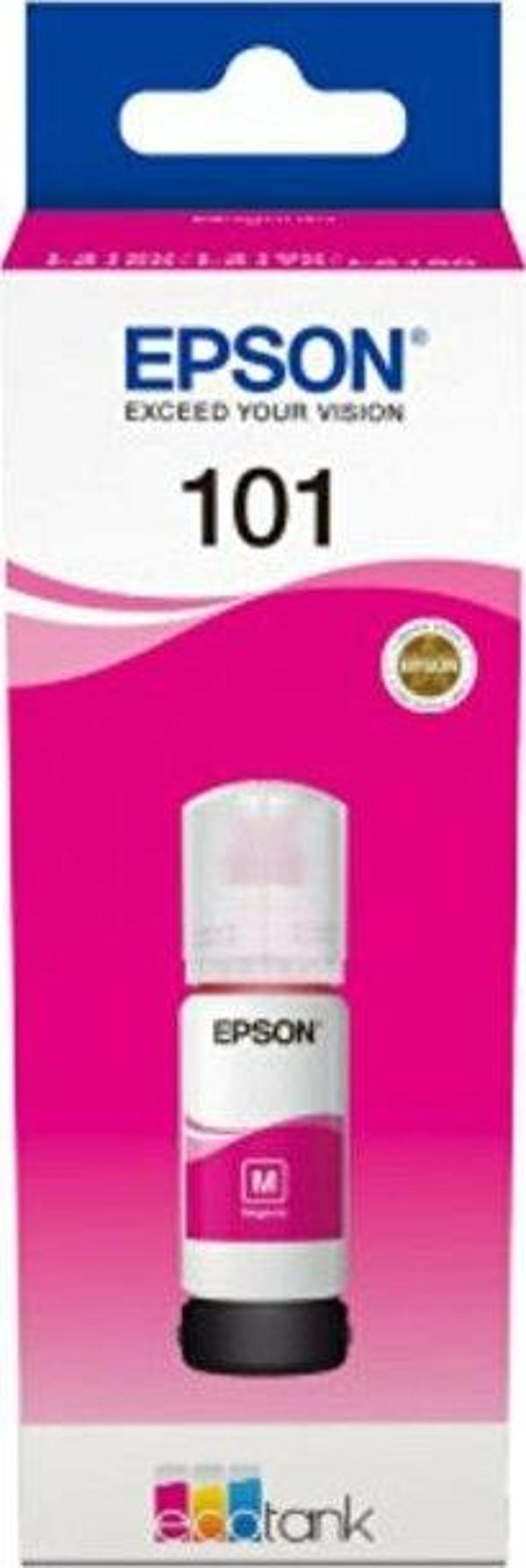 Epson 101 Magenta Kırmızı Şişe Mürekkep T03V34A L4150-4160-6160-6170-6190 - Image 1