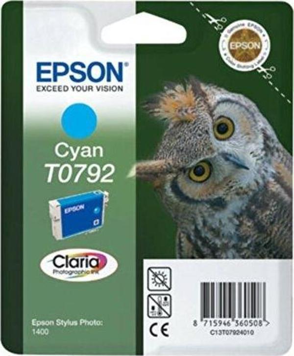 Epson 1400-P50 Cyan Mavi Mürekkep Kartuş T07924020 - Image 1