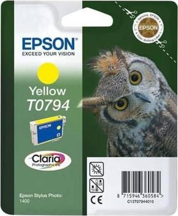 Epson 1400-P50 Yellow Sarı Mürekkep Kartuş T07944020 - Image 1