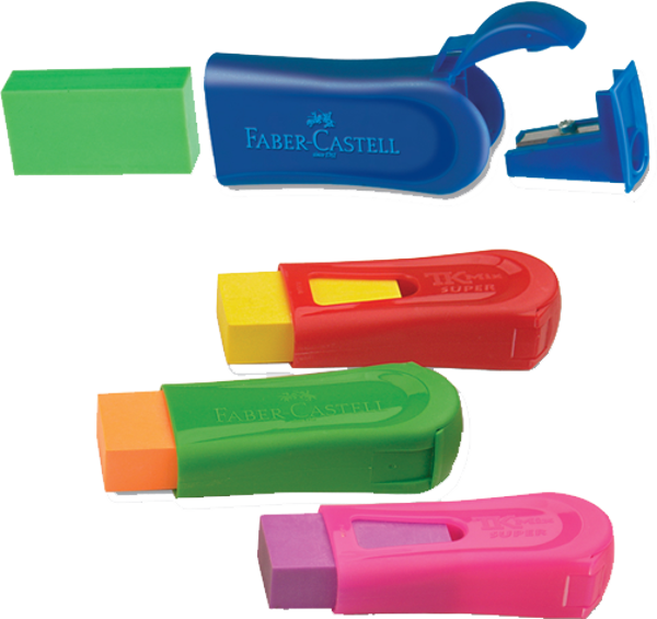 Faber-Castell Red Line Silgili Kalemtıraş 5130124024 - Image 1