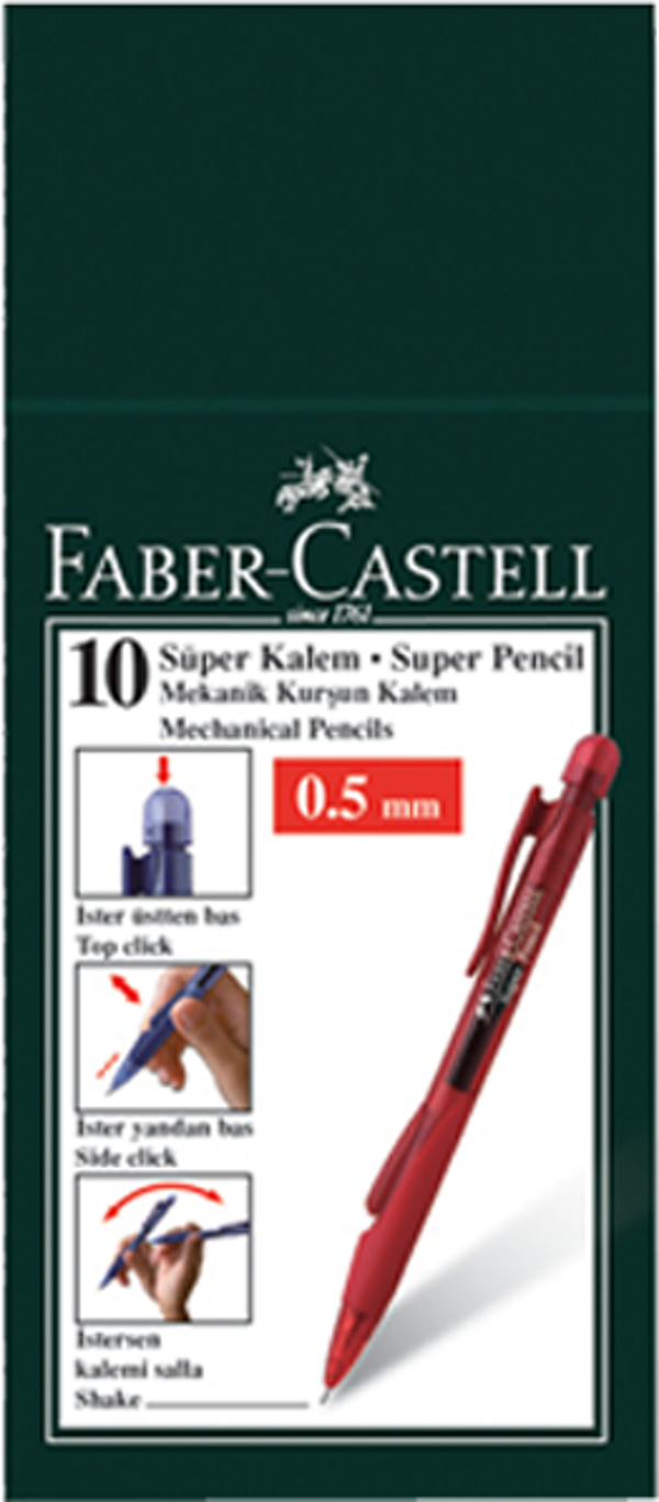 Faber-Castell Versatil Kalem Süper 0,5 Mm Karışık Renk Asorti 5081238410000 Tekli (1 Adet) - Image 1