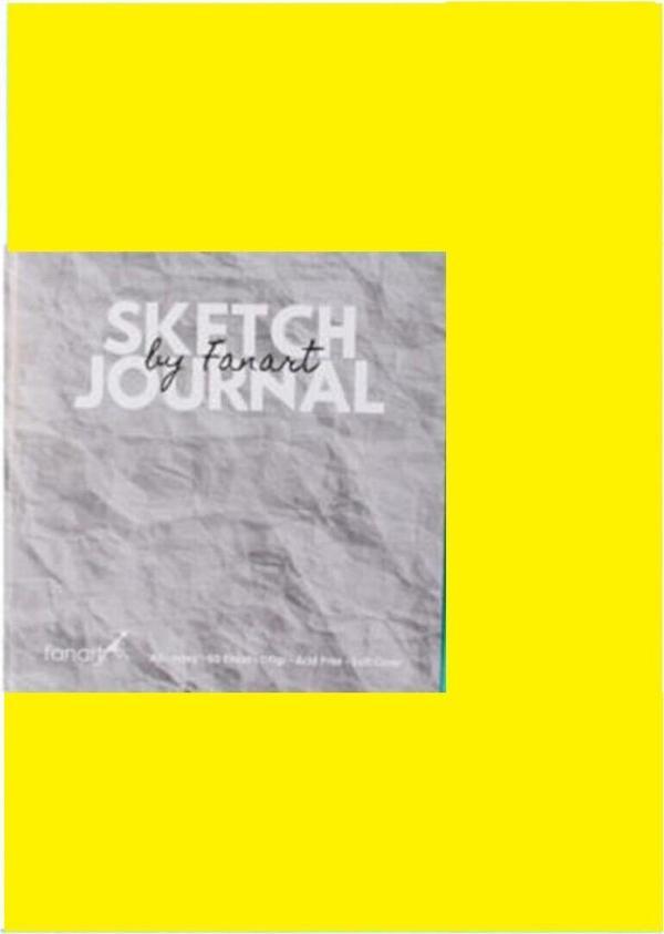 Fanart Academy Sketch Eskiz Çizim Defteri Journal 110 Gr 60 Yp A5 Sarı - Image 1