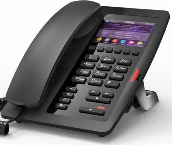Fanvil H5 Renkli Ekran Poe İp Masaüstü Siyah Telefon (Dikkat Normal Telefon Değildir) - Image 1