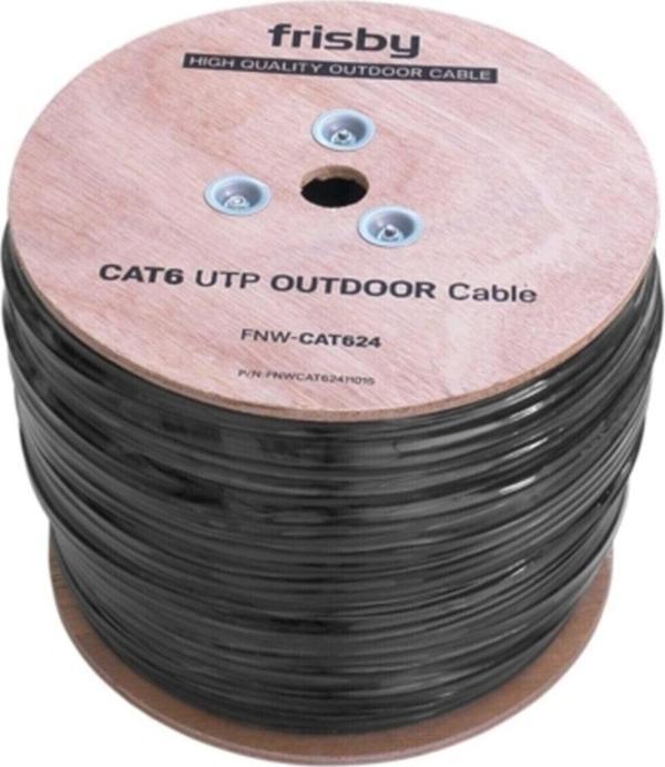 Frisby Fnw-Cat624 Cat 6 Utp Outdoor Pack Kablo (305 Metre) Dış Mekan Kalınlık : 0.58 Mm-23 Awg - Image 1