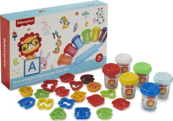 Fisher-Price Oyuncak Alfabe ve Sayılar Oyun Hamuru Seti Hhj35 - Image 1