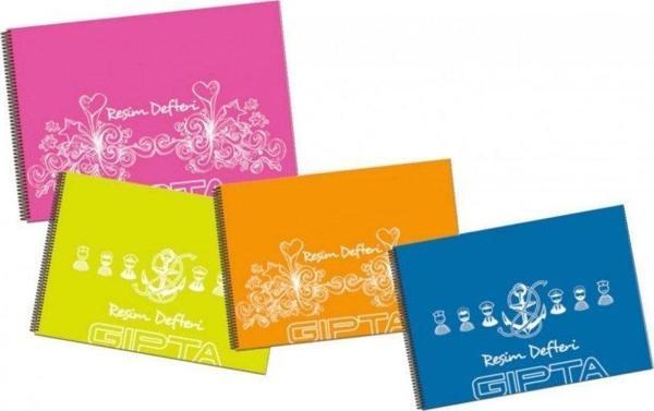 Gıpta Resim Defteri Eco Pp Kapak Spiralli 35X50Cm 25 Yaprak 4957 - Image 1