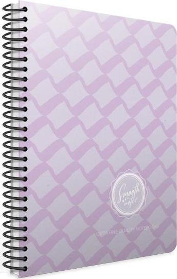 Gıpta Smooth Spiralli Karton Kapak Defter 19X26Cm 80 Yaprak Kareli (4 Lü Paket) 3790 - Image 1