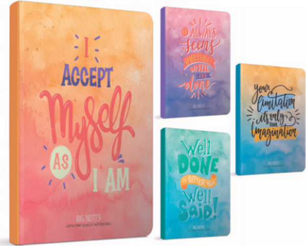 Gıpta Defter Big Notes İp Dikişli Sert Kapak A5 120 Yaprak Kareli St 4054 - Image 1