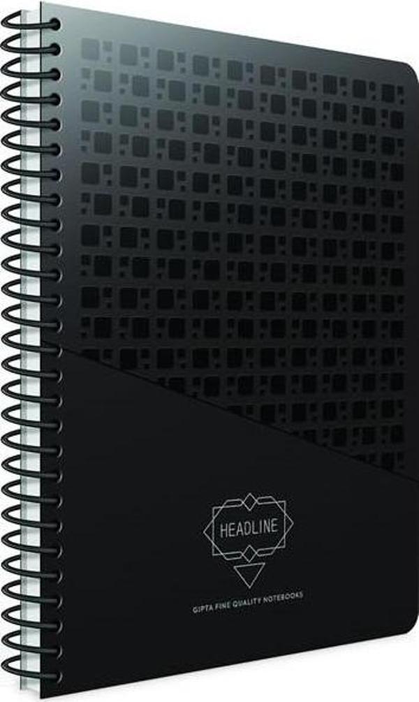 Gıpta Headline A4 Spiralli Karton Kapak Defter 80 Yaprak Kareli (4 Lü Paket) 2669 - Image 1