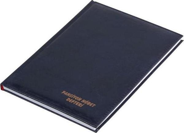 Gülpaş 523 Pansiyon Nöbet Defteri Ciltli Suni Deri 100 Yaprak - Image 1