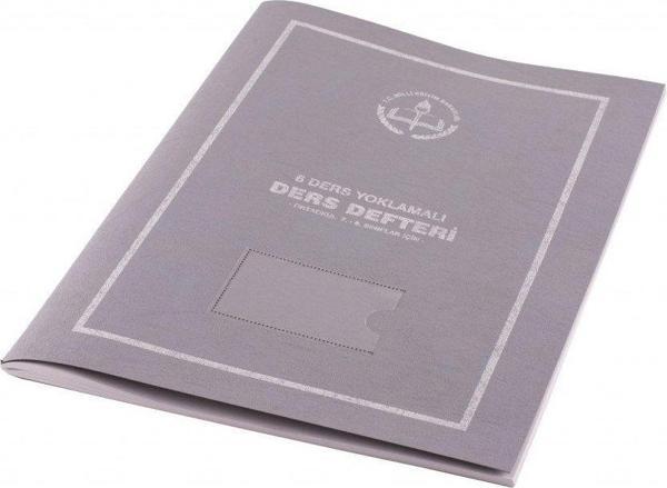 Gülpaş G389 Ders Defteri Yoklamalı Plastik Kapak 6 7 8 Sınıf 6. Ders 25X35Cm - Image 1