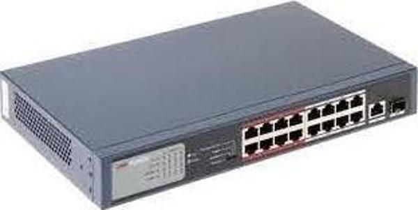 Hikvision Ds-3E1318P-Ei 16 Port 10-100-1000 Mbps Gigabit Switch Hub - Image 1