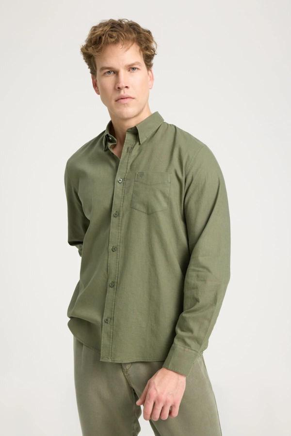 Wrangler Erkek Uzun Kollu Gömlek W5MY205279A61 - Image 1