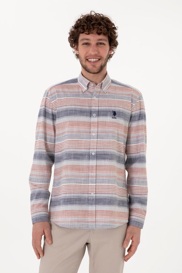 U.S. Polo Assn. Erkek Uzun Kollu Dokuma Gömlek 2106608 - Image 1