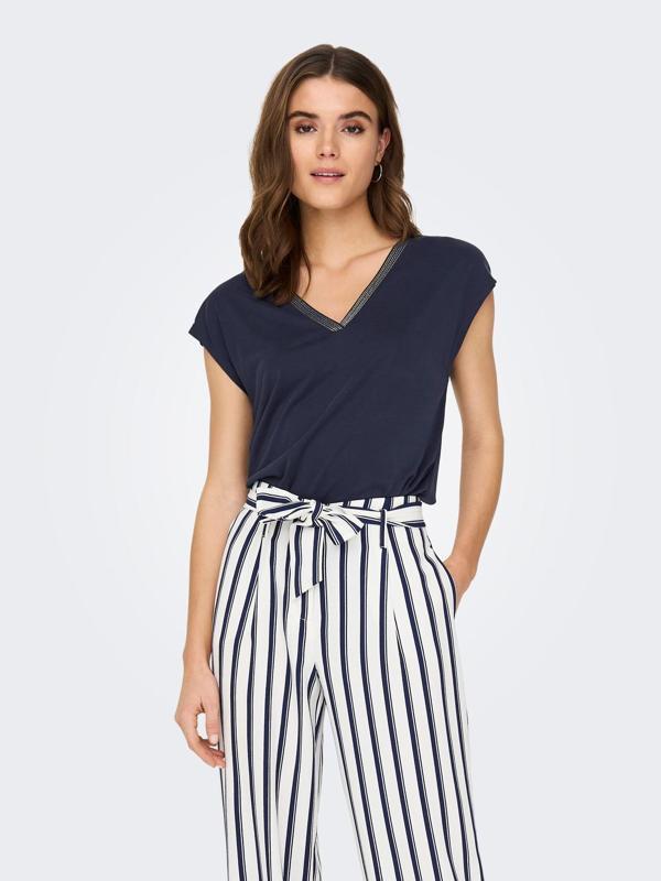 Only Onlfree Life S/S Modal Stitch Top Jrs Kadın T-shirt 15285624 - Image 1