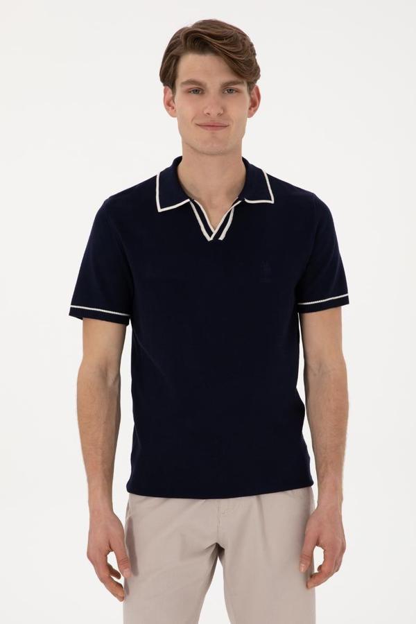 U.S. Polo Assn. Erkek Triko Kısa Kollu Kazak 2100068 - Image 1
