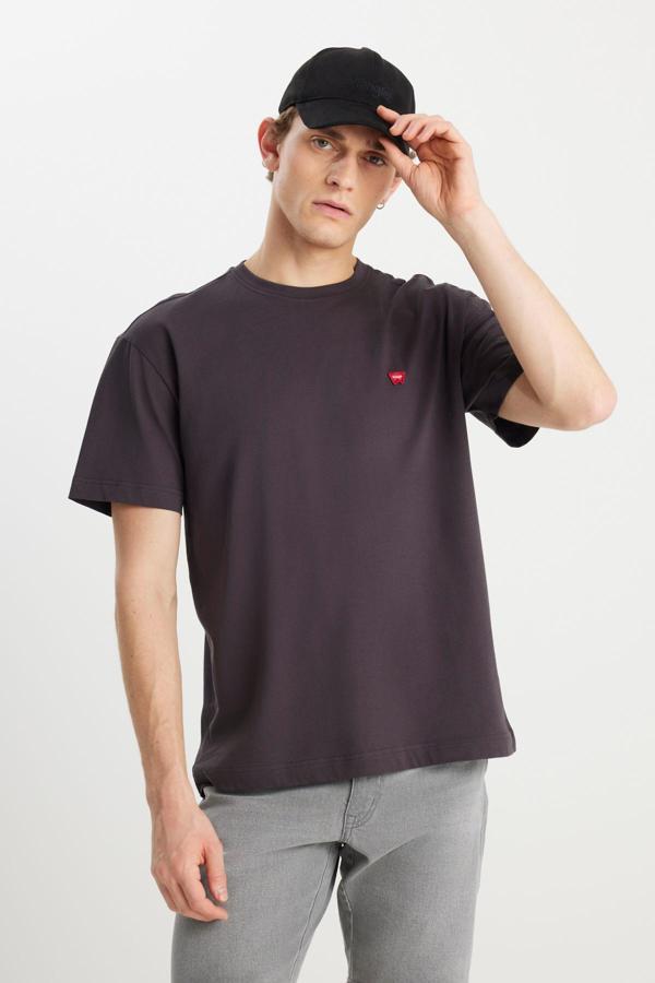 Wrangler Relaxed Fit Small Logo Erkek T-shirt MW7NM203877M39 - Image 1
