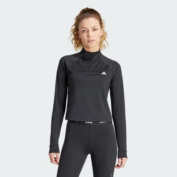Adidas Tr-Es 1/4Zip Kadın Fermuarlı Sweatshirt IS4028 - Image 1
