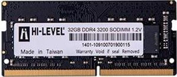 Hi-Level Hlv-Sopc25600D4-32G 32Gb (1X32Gb) Ddr4 3200Mhz Cl22 Notebook Ram (Bellek) - Image 1