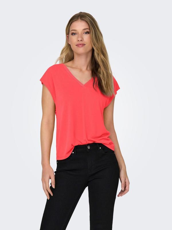 Only Onlfree Life S/S Modal Stitch Top Jrs Kadın T-shirt 15285624 - Image 1