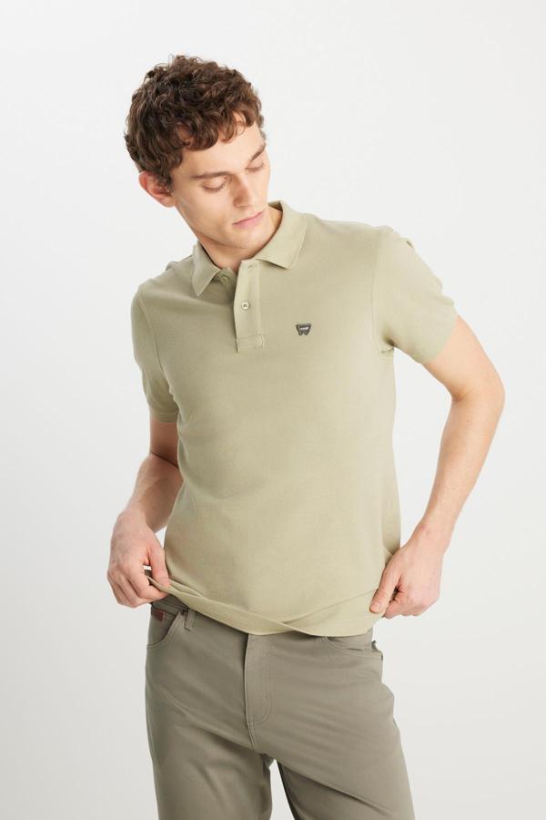 Wrangler Regular Fit Erkek Polo T-shirt MW7D5K4XX2T37Y - Image 1
