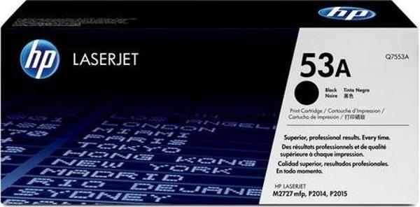 HP 53A Black Siyah 3.000 Sayfa Toner Q7553A - Image 1