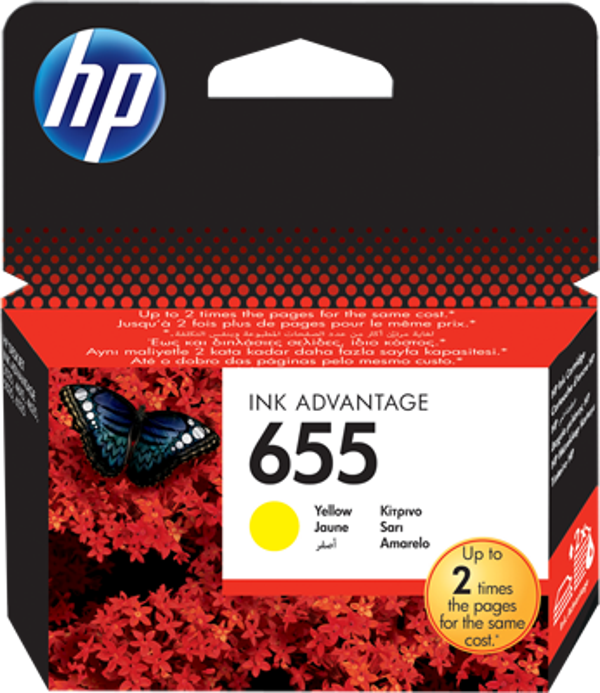 HP 655 Yellow Sarı Kartuş Cz112Ae - Image 1
