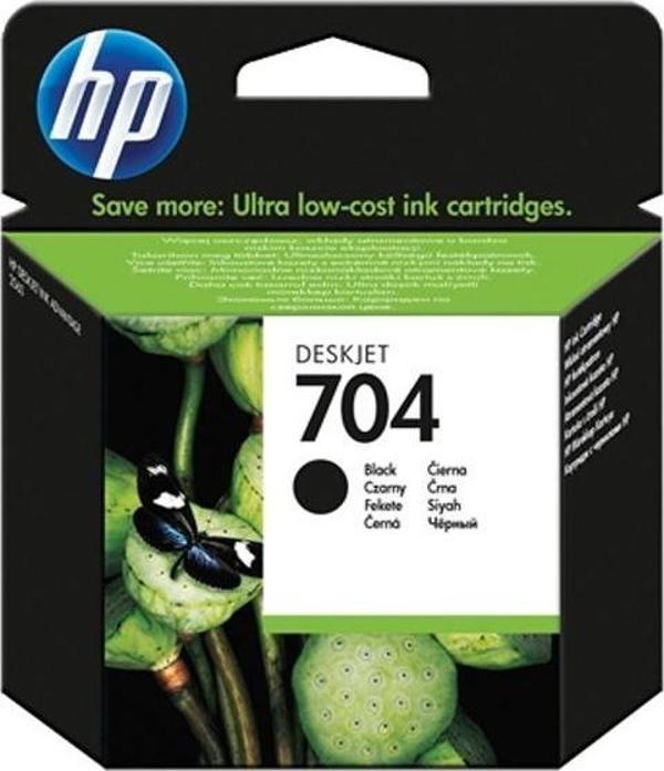 HP 704 Black Siyah Kartuş Cn692Ae - Image 1