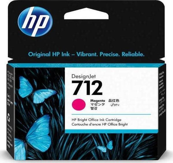 HP 712 Magenta Kırmızı 29Ml Plotter Kartuşu 3Ed68A - Image 1