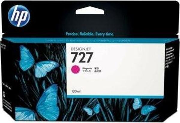 HP 727 Magenta Kırmızı 130Ml Plotter Kartuşu B3P20A - Image 1