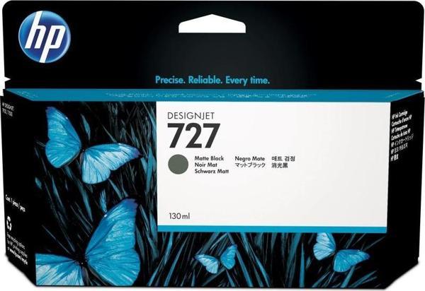 HP 727 Matte Black Mat Siyah 130Ml Plotter Kartuşu B3P22A - Image 1
