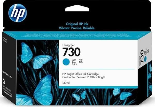 HP 730 Cyan Mavi 130 Ml Plotter Kartuşu P2V62A - Image 1